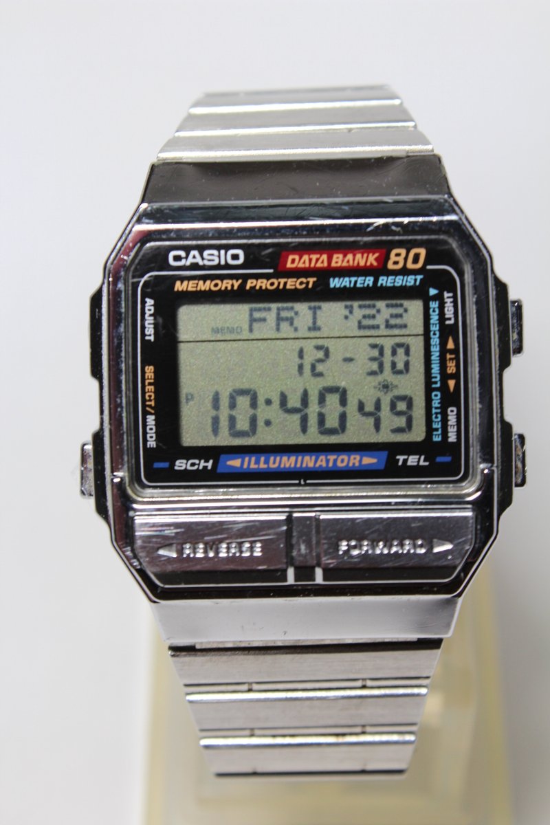 GshockTkhs's tweet photo. Casio DATA BANK 80 DB-810 silver memory protect retro watch vintage casual square
https://t.co/Lebf31hteu
#CasioDATABANK #DB810 https://t.co/w5q6YxGx8z