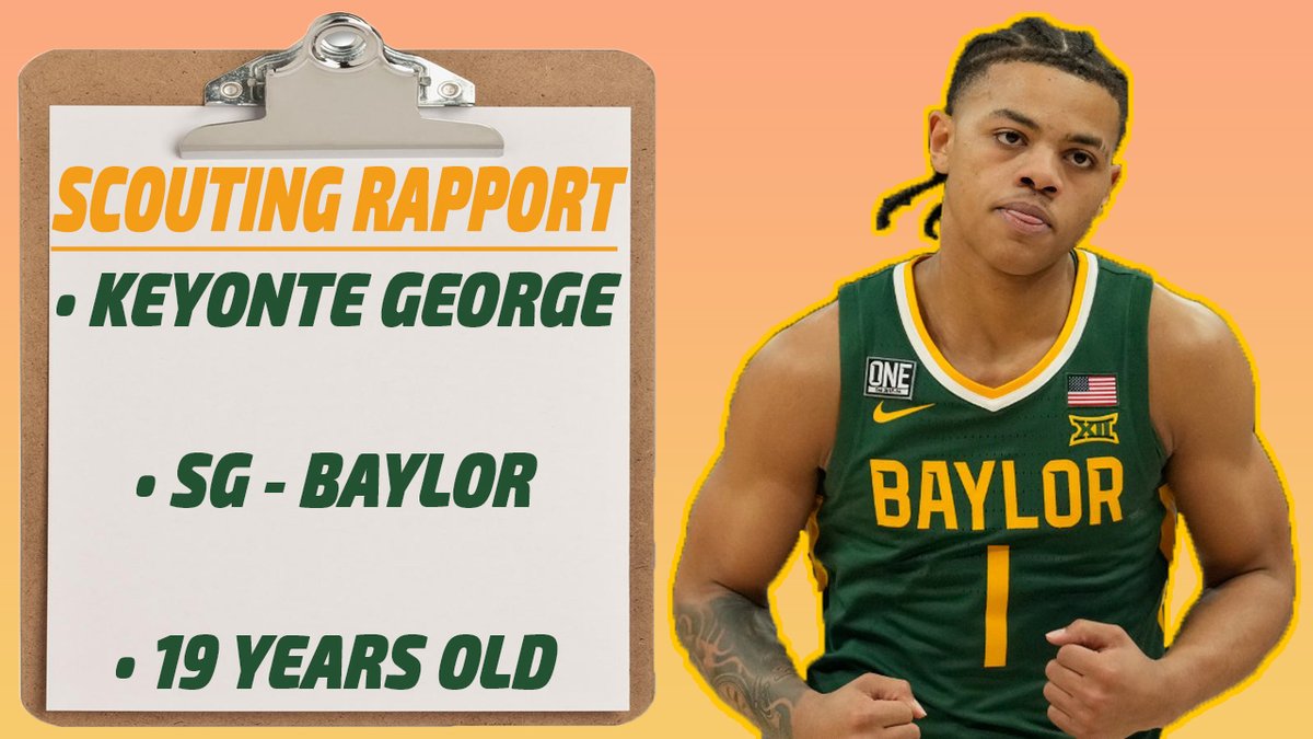 ScoutingRapport's tweet photo. π’π’π’ Check out our 5th episode of #ScoutingSundays for the 2023 NBA Draft which breaks down @BaylorMBB guard Keyonte George's freshman season as well as his NBA potential! #NBADraft
https://t.co/td0b2qVtEj https://t.co/8QKVhZCn8A