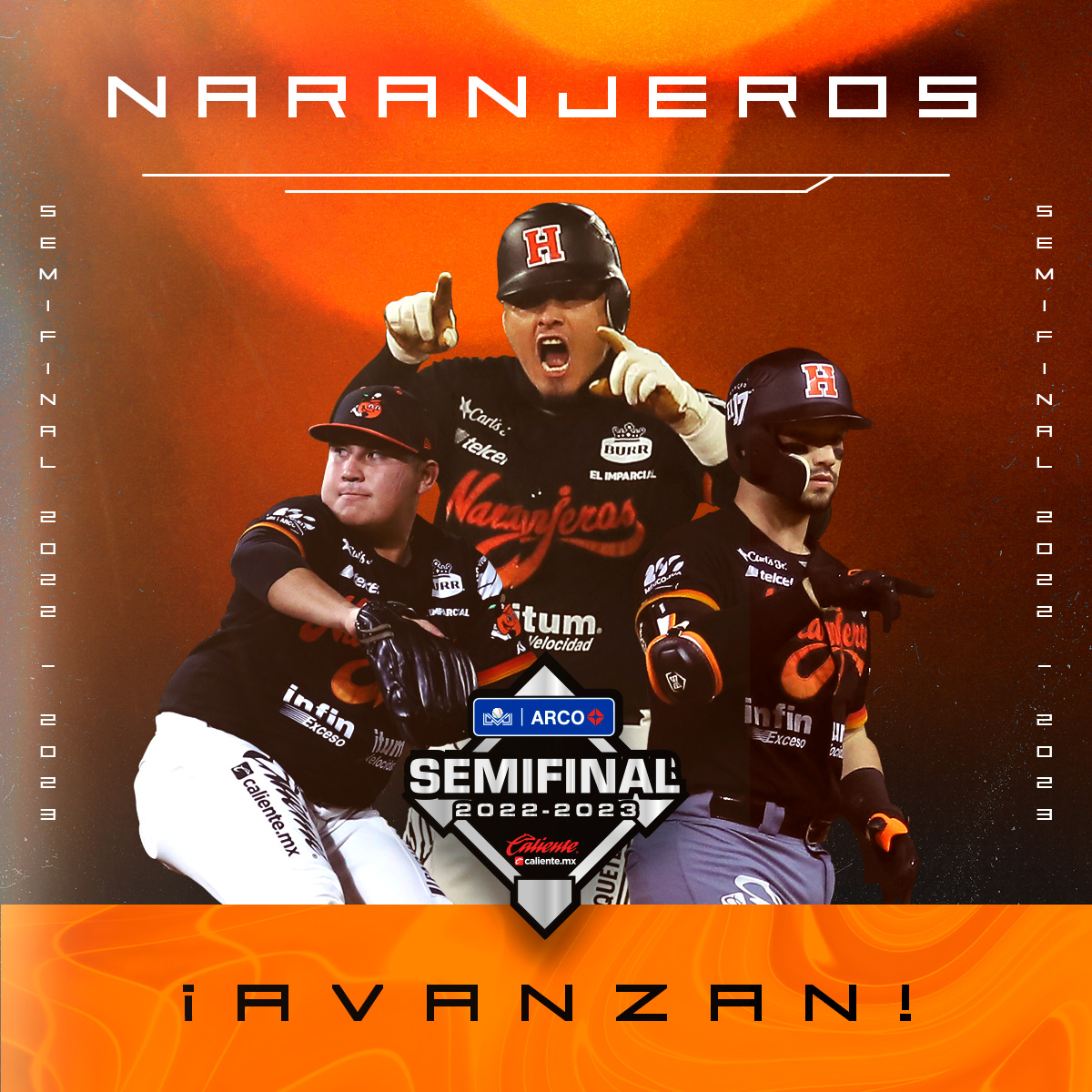 ¡AVANZAN! 😎👏

<a href="/ClubNaranjeros/">Naranjeros de 𝐇ermosillo</a> se clasifica a las Semifinales, luego de ganar su serie 4-2 ante los Venados 🍊🔥

#LigaARCO ⚾️