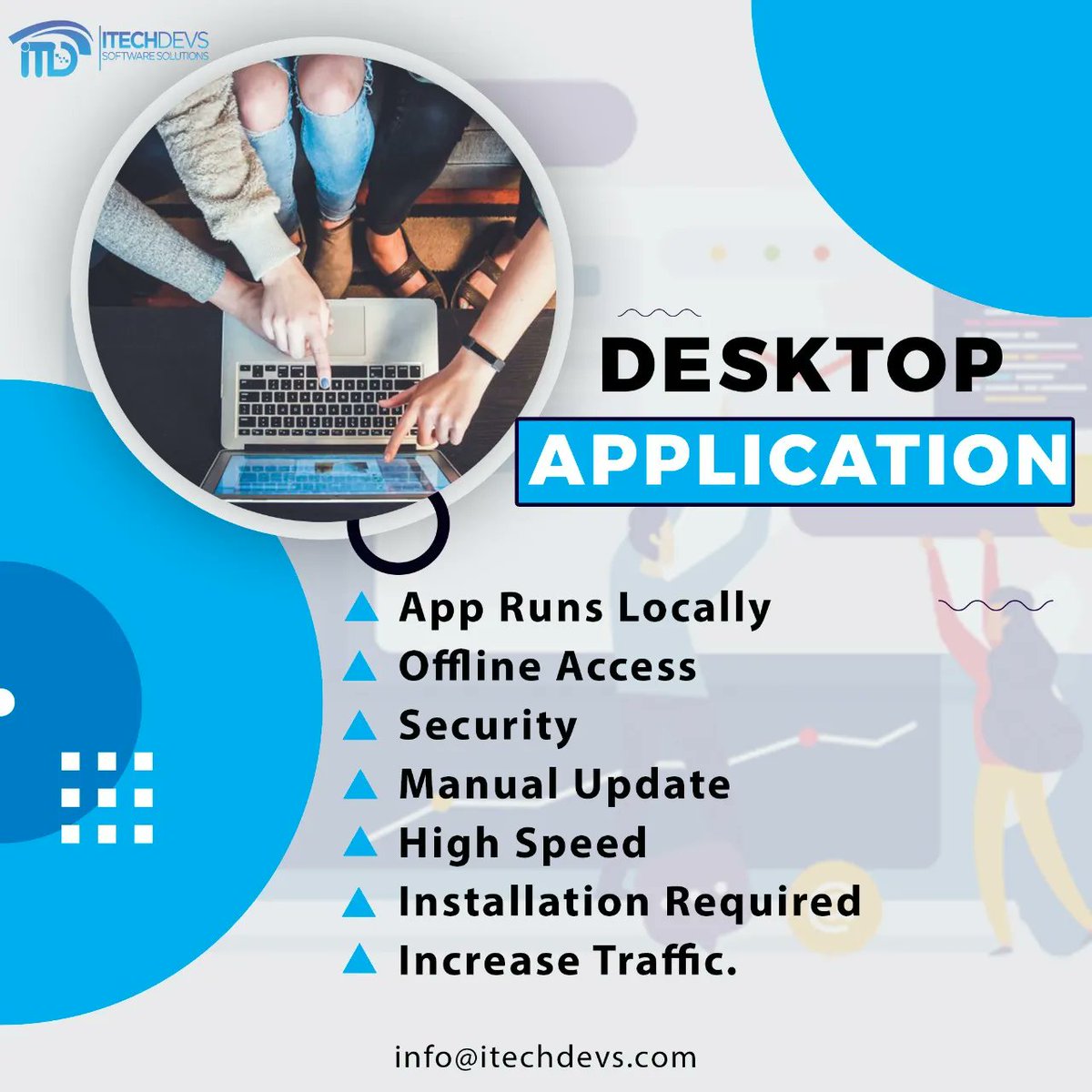 ITECHDEVS_'s tweet image. For the people who dare to dream big. Advanced services, which are unique and thoughtful.
For More Information Contact us:
Email: Info@itechdevs.com
Don't forget to follow us at @ITECHDEVS
#customsoftwaresolutions #androidapp #iosapplication #developers #linux #itechdevs