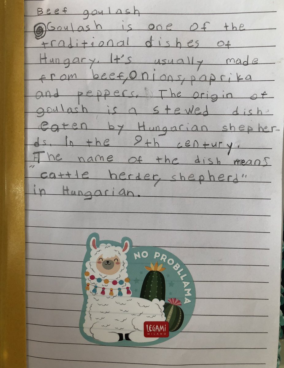 What is your experience with the country and its food? 🤩🥳 #CzechRepublic #czech #Food My seven year old student likes and introduces Goulash.🤓😍 Dobrou chuť! #global #cuisine #HappyMonday #mondaythoughts