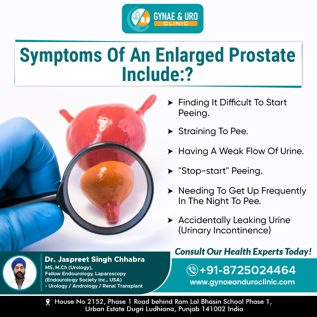 SYMPTOMS OF AN ENLARGED PROSTATE INCLUDE:
-FINDING IT DIFFICULT TO START PEEING.
-STRAINING TO PEE.

CONSULT OUR HEALTH EXPERTS TODAY!
🌐gynaeanduroclinic.com

#prostatehealth #enlargedprostate #prostateproblems #prostatitis #prostatecancerprevention #prostateexams