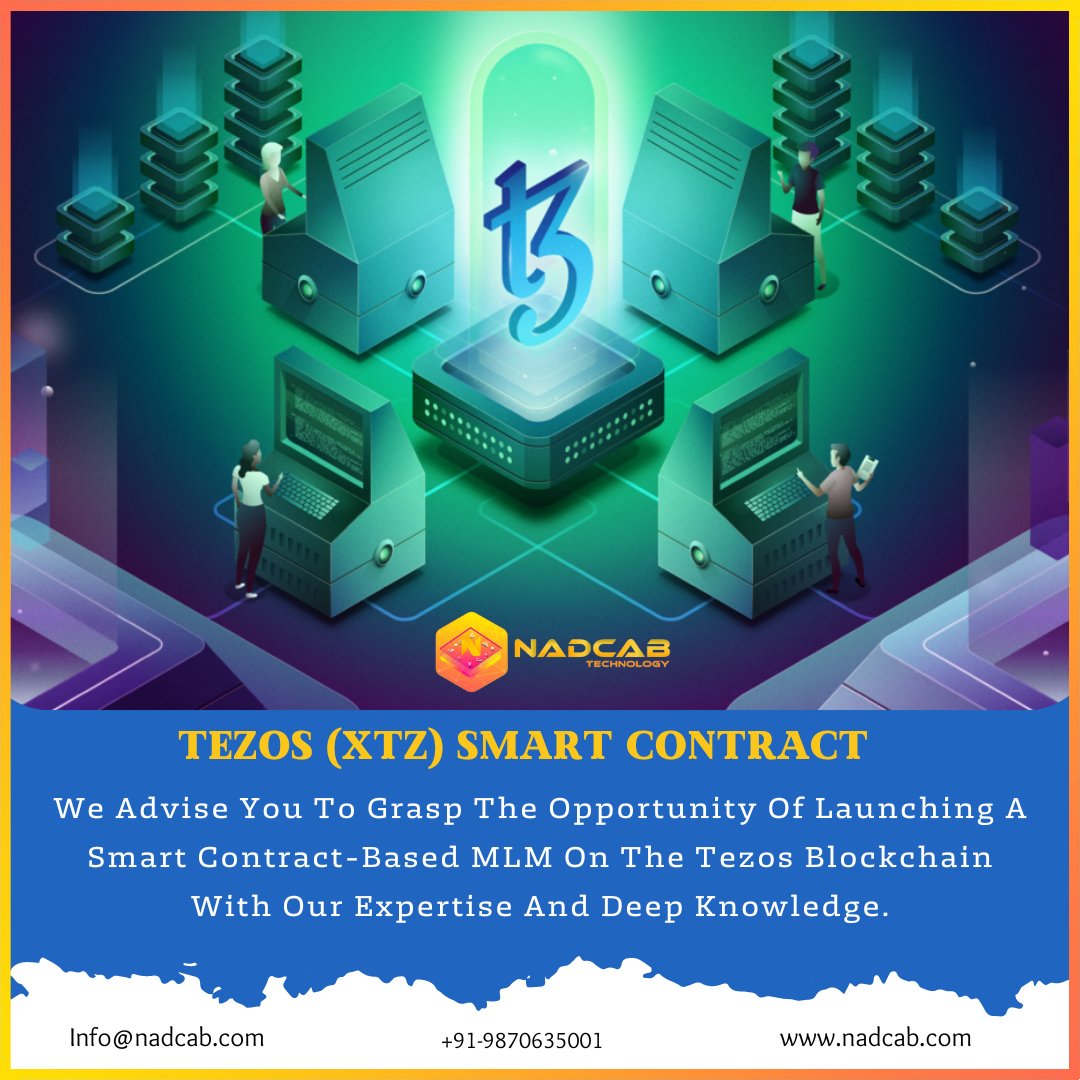 nadcablabs's tweet photo. Our expertise and deep knowledge of this cutting-edge technology can help you launch a secure smart contract-based MLM network quickly and easily.
Please get in touch with us for further details...
#tezossmartcontract #blockchain #bitcoin #ethereum #cryptocurrency #crypto #tezos https://t.co/wLxbUKvqdo