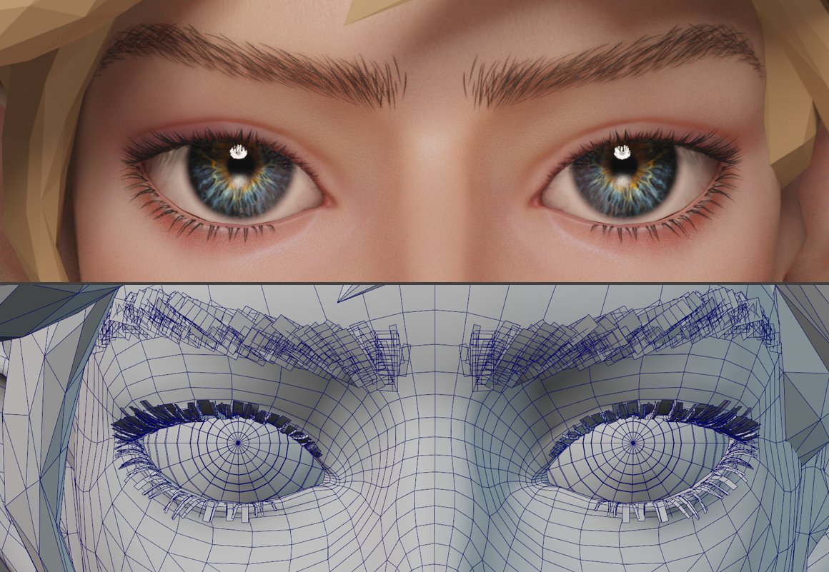 Eyebrow/Eyelash cards