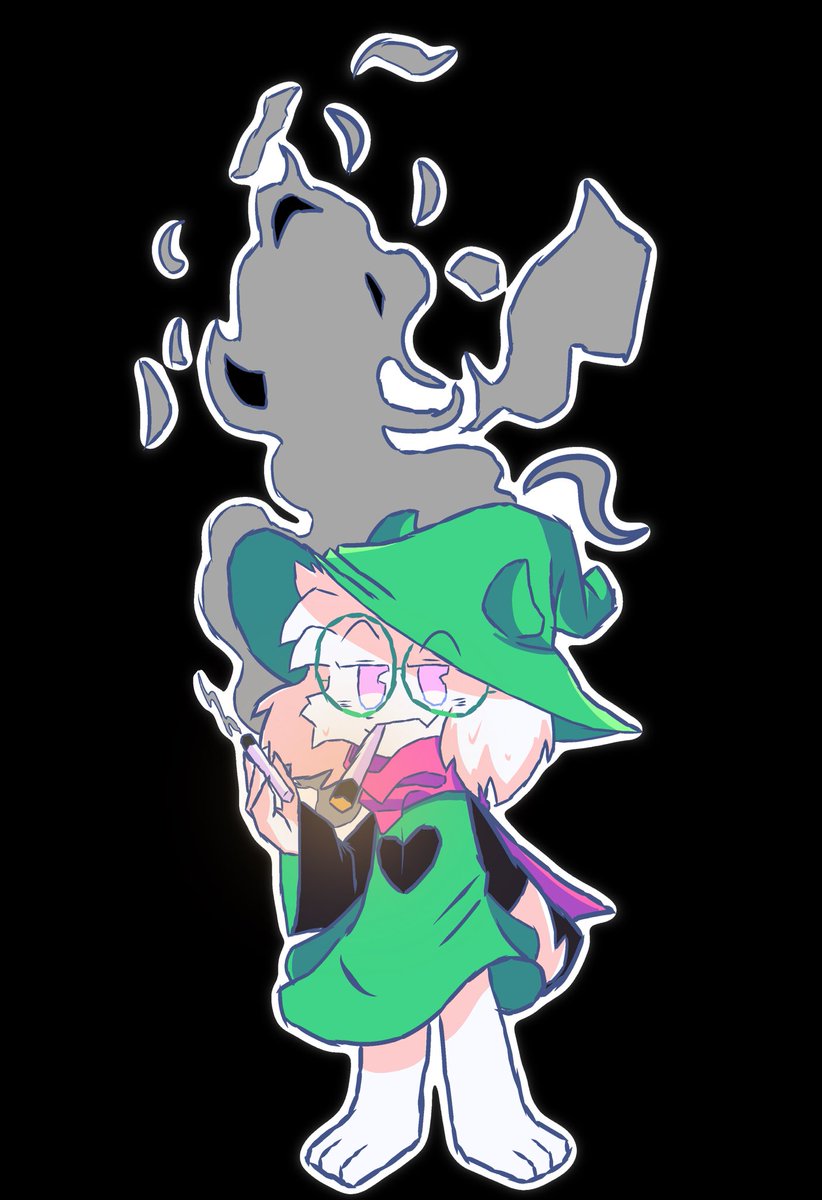 Explodable_'s tweet photo. Ralsei doing what?
#Ralsei 
#deltarune https://t.co/0sxvpEUXxg