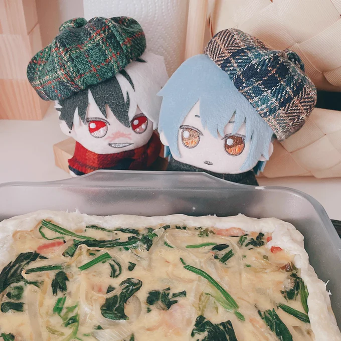 キッシュとトリで力尽きたからさつまいもサラダは後でつくります 