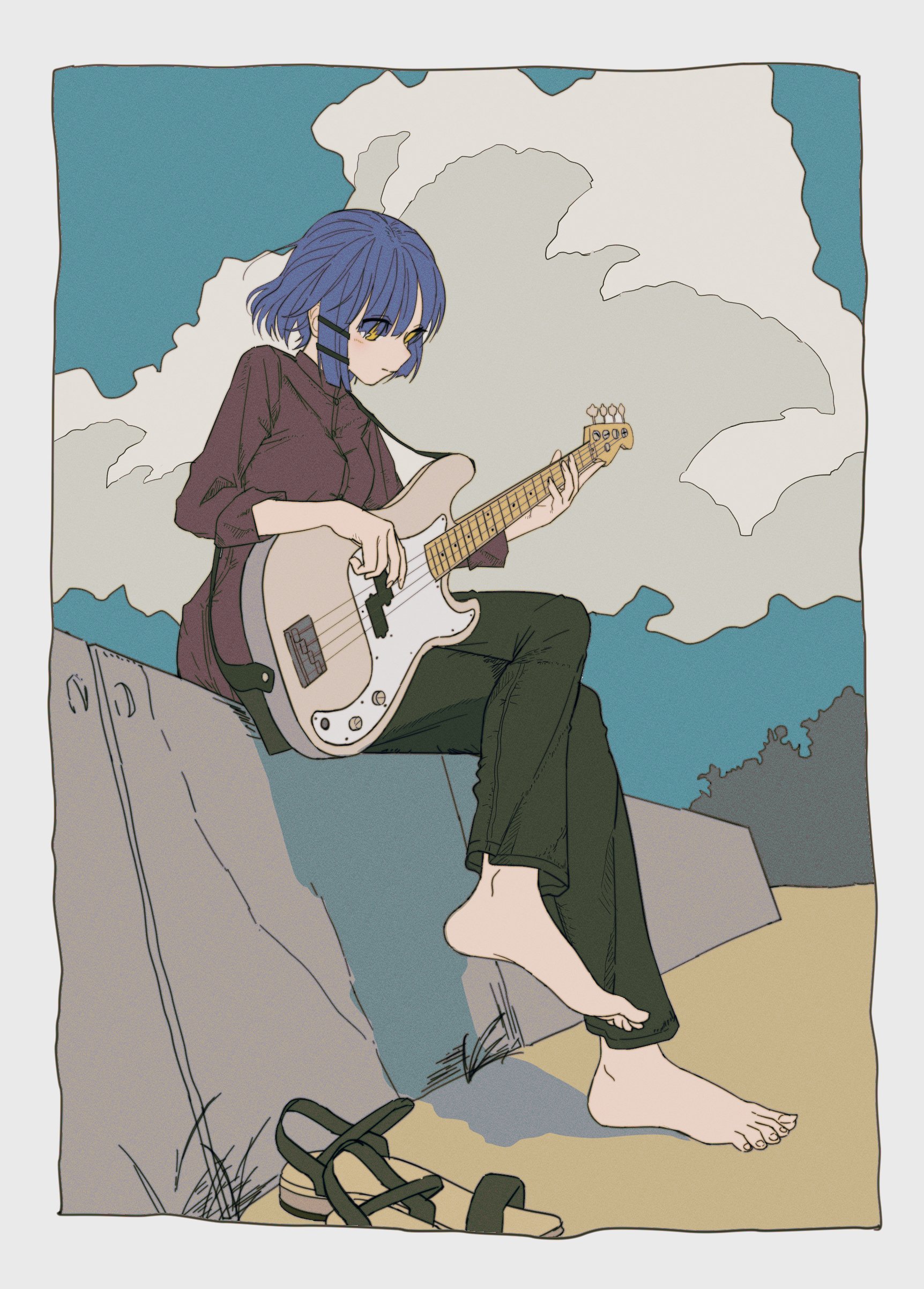 ぼっち・ざ・ろっく！山田リョウ TVアニメ『ぼっち・ざ・ろっく！』山田リョウ描きおろし