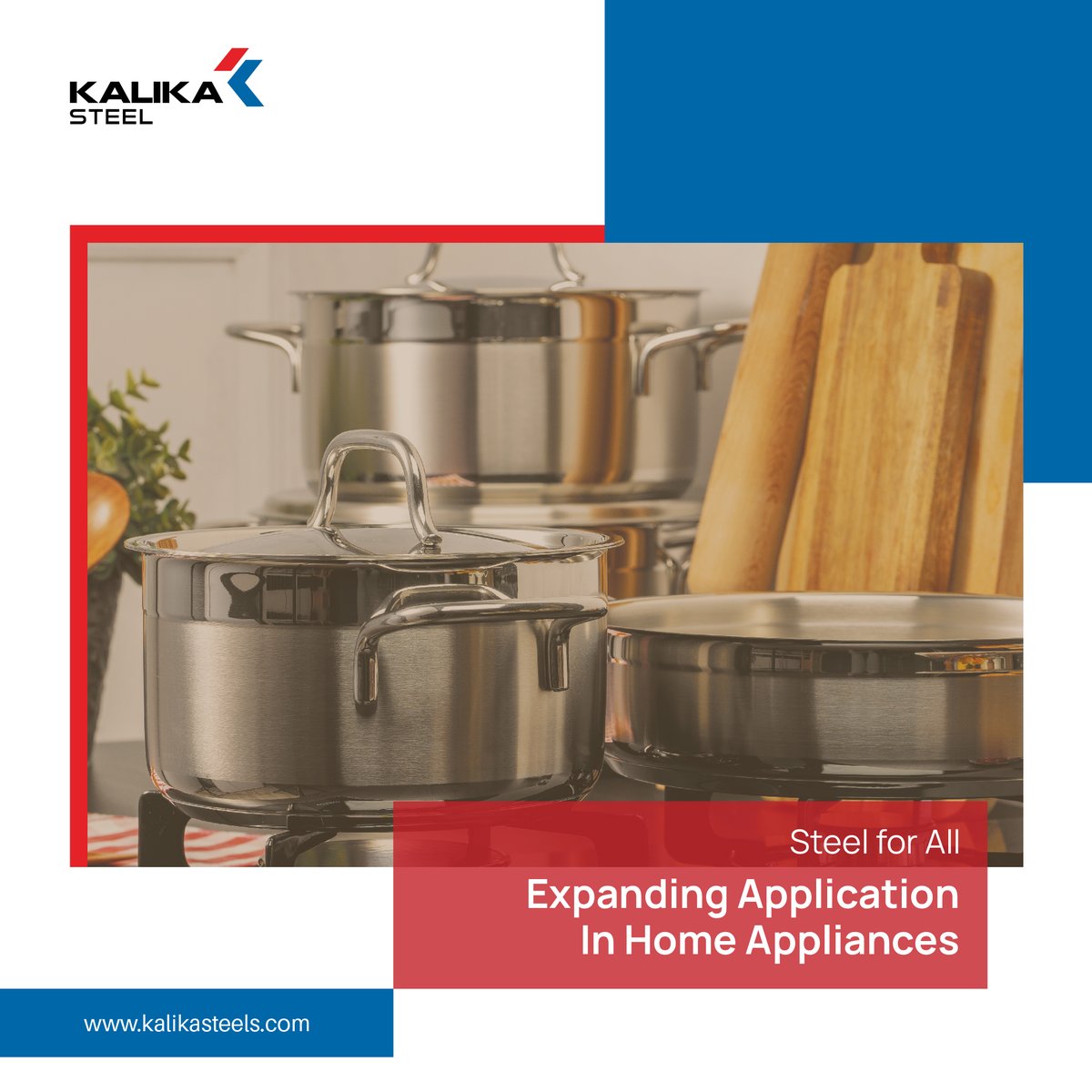 KalikaSteel's tweet photo. Stainless steel being non-porous in nature, is more resistant to lingering germs and bacteria than wood or plastic surfaces, making it ideal for homes with children and pets.
#steelindustries #Steel #steelwork #steelproduction #kalika #kalikasteel #kalikasteelindustry https://t.co/SRHgzZA9Qg