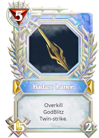 GUcustom_cards's tweet photo. A new #GodsUnchained custom card was created by: 0x5376d18b8b2ebc4b3d4977f0a6c393d00f571ce4 https://t.co/oecQp7LjBu https://t.co/ptEBIjdYcU