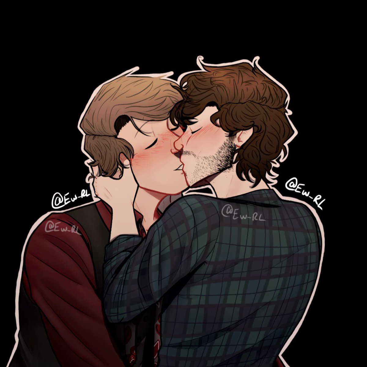 EwRL6's tweet photo. My AU is back in business, babyyy. I have been working on this again for around the last month lol. It kinda stagnated before, but not now!! :D

#Hannigram #MurderHusbands #WillGraham #HannibalLecter #NBCHannibal #RoseTeardropsAU #HannibalAU #HannigramAU #RoseTeardrops https://t.co/P9jfYwtU8N