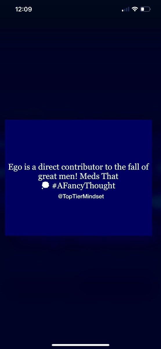 TopTierMindset's tweet photo. Check your Ego at the door 💁🏽‍♀️🚪💭#AFancyThought #TopTierMindset https://t.co/XwP9v8qGeg