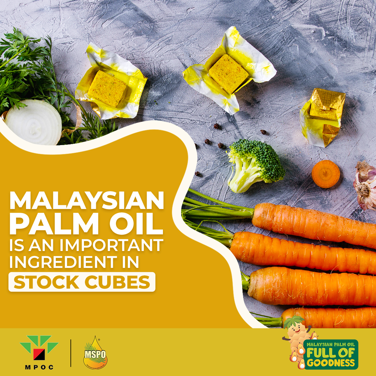 MPOCPakistan's tweet photo. Malaysian palm oil is an ingredient in a wide range of foods. Instant stock cubes are another food item that contains palm oil which is full of beneficial nutrients such as pro-vitamin A carotenoids and vitamin E (tocopherols and tocotrienols). 

#MalaysianPalmOil #MPOC https://t.co/xbbGhEKHkb