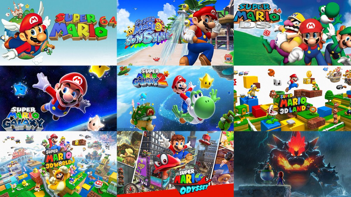 nintenclout's tweet photo. Reminder that all 3D Mario games are godlike 🔥 https://t.co/rhiZNY0zPX