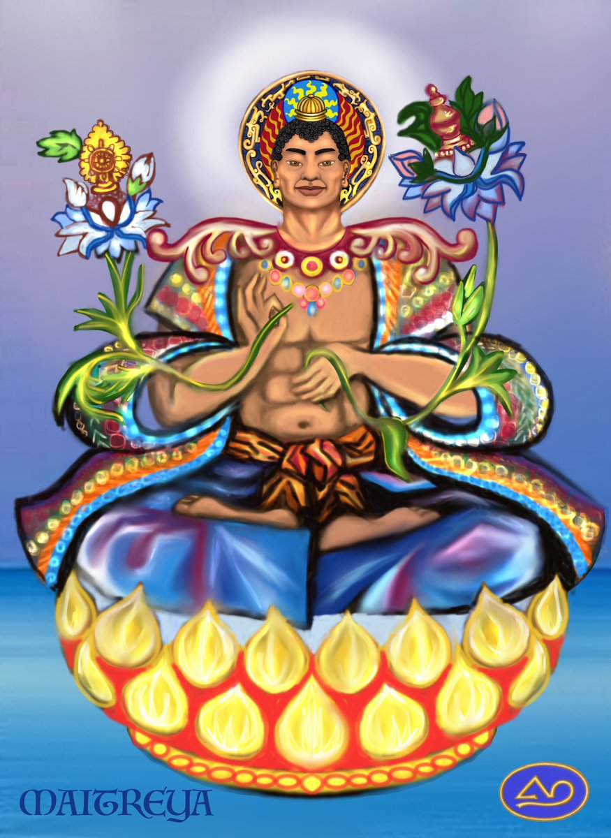 Elia42KA's tweet image. MITOLOGÍAS DEL MUNDO: #DiosesChinos
 MAITREYA.
MAITREYA  no es sólo una Divinidad China, sino que pertenece al Budismo; y esta filosofía de Vida, se extiende no sólo por ORIENTE, sino en una opción a tener en cuenta en occidente. @los7soles