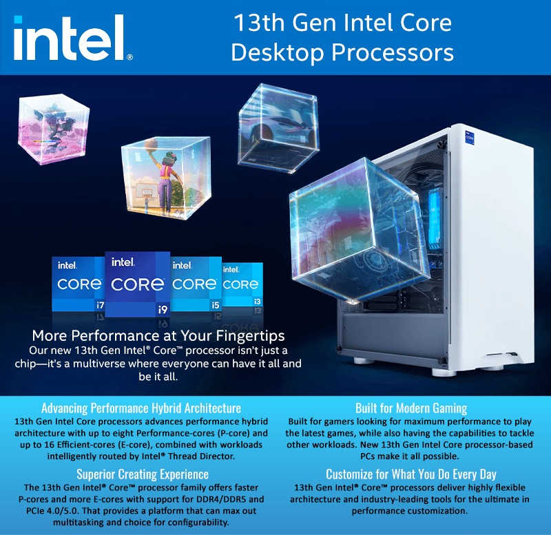 FrontosaSA's tweet image. Ascend leaderboards, create worlds, and crunch numbers—all at once. Get next-generation performance for everything you do with the 13th Gen Intel® Core™ processors. Available on our website!

Link: frontosa.co.za

#intel #coreprocessor #13thGen #intelcore