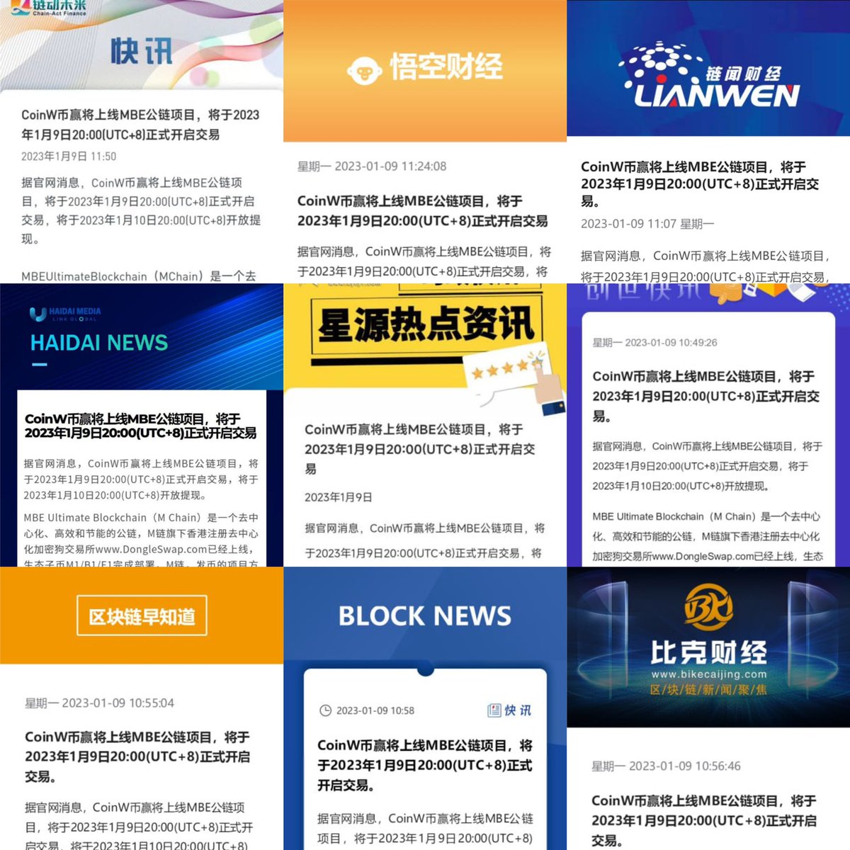 MbeDongleSwap's tweet photo. ๐น#MBE's entire network and media coverage MBE is listed on #Coinwin Exchange today
๐นThis will be an important part of the layout of centralized exchanges.#DeFi will continue to expand in the future. And the ecological layout of the exchange
@Coinw_exchange @CoinW_Turkiye https://t.co/auf0rOnh1p
