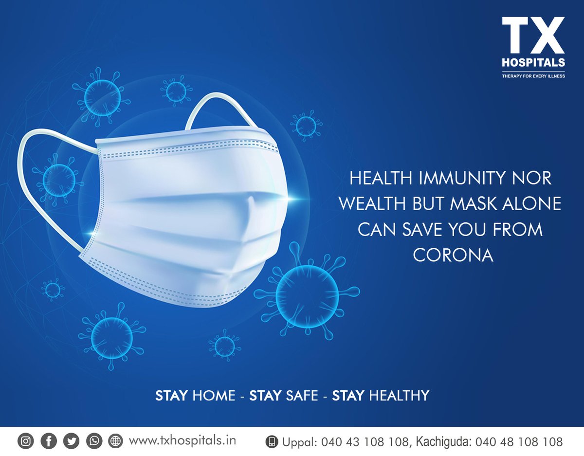 txhospitals's tweet photo. Use Mask and Protect your Self.
Make sure it covers both your nose, mouth, and chin.
Visit us:
🌍https://t.co/9m76T17GAO
contact:
📞04048108108
📞04043108108
#txhospitals #wearmask #COVID19 #coronavirus #omicronBF7 #usemask #omicron #omicronvariants #gocoronago #vaccine https://t.co/M1qLJ5dQWN