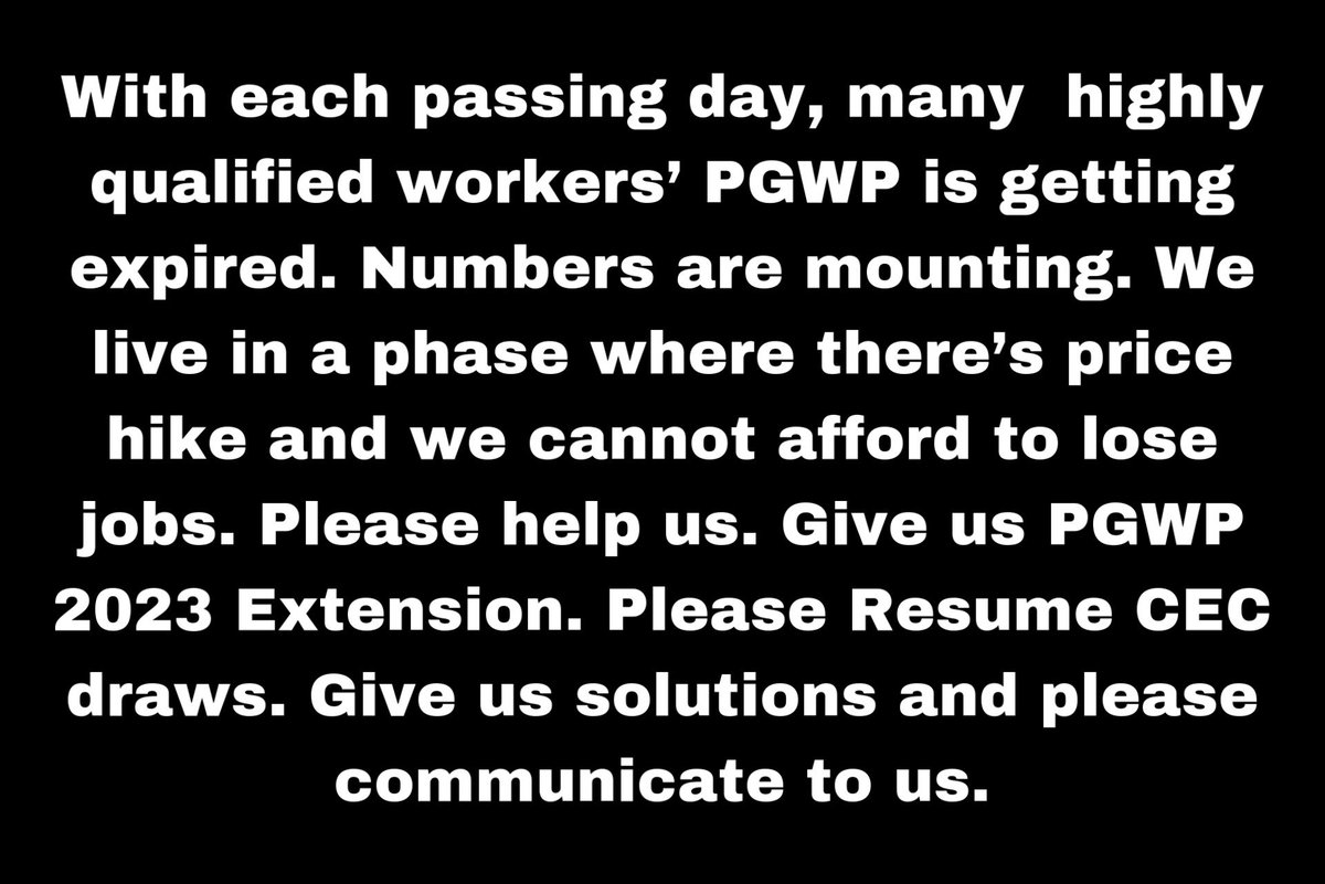 AnaghaSiva's tweet photo. @JustinTrudeau @SeanFraserMP
@RebelNews_CA
@CityNewsTo @WeAreCanProud @CP24
@PierrePoilievre @tomkmiec
@CitImmCanada @CitlmmCanFR
@CanadianLabour @TTRRMK
@betsy_kane @DilshadBurman
@Ash_Stewart @MarinaSedai @MigrantRightsCA @MWACCanada
#ResumeExpressEntry #IRCC #WPExtension https://t.co/xDVMBhJI4o