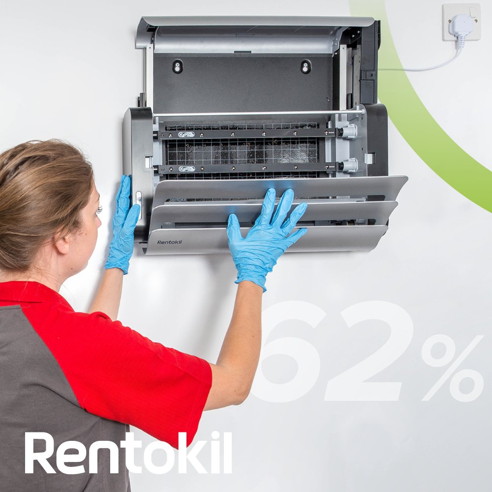 RentokilInitial's tweet photo. Lumnia LED insect light traps have 62% lower carbon emissions compared to traps with fluorescent bulbs 💡 Learn how Rentokil can help support your #sustainability goals #climatechange #CarbonFootprint https://t.co/lT4Fl82SWC