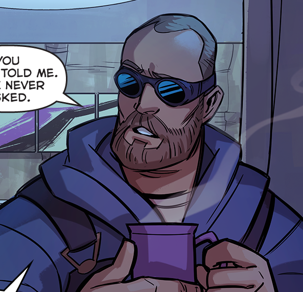 // uhhm. erm. him