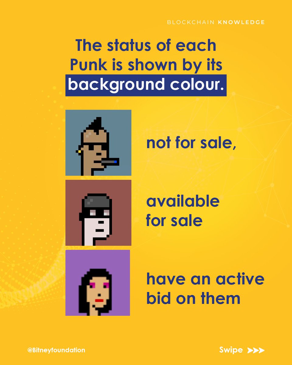 BitneyFansClub's tweet photo. Created by LarvaLabs in 2017, CryptoPunks is a collection of 10,000 unique collectible characters. Each CryptoPunk is uniquely generated and no two are the same.
#BITNEY #BitneyFoundation #BFC #Bitney168 #blockchain #crypto #NFT #defi #BTC #ETH #BNB #SOL https://t.co/tyy8huYYWc
