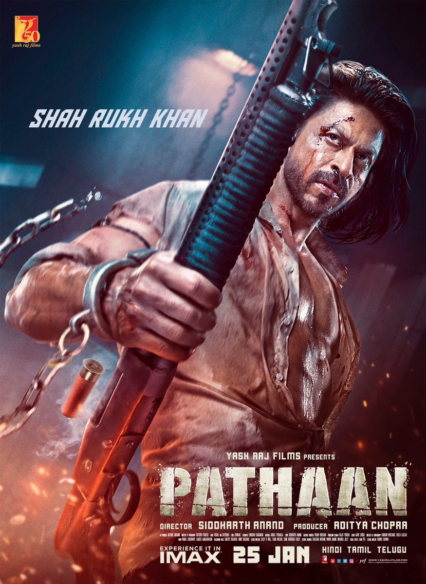taran_adarsh's tweet photo. SRK - DEEPIKA - JOHN ABRAHAM: ‘PATHAAN’ TRAILER TOMORROW… NEW POSTERS… Tomorrow, 11 am… #PathaanTrailer… #Pathaan in *cinemas* 25 Jan 2023 [#RepublicDay weekend] in #Hindi, #Tamil and #Telugu.

Stars #SRK, #DeepikaPadukone and #JohnAbraham. https://t.co/uJtyBl92ph