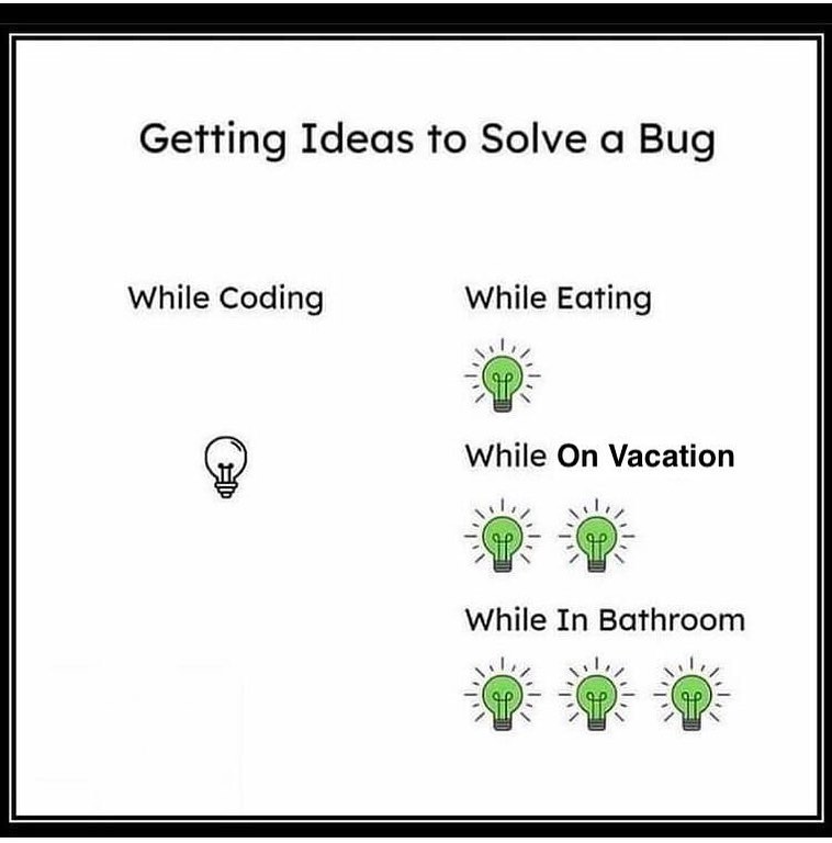 coding_scholar's tweet image. Follow @codingscholar for such more content 😊
#coding #codingmemes #programmingmemes #programming #html #html5 #css #javascript #python #typescript #phpprogramming #reactjs #nodejs #android #webdeveloper #frontendfriday #backenddeveloper #SoftwareDeveloper