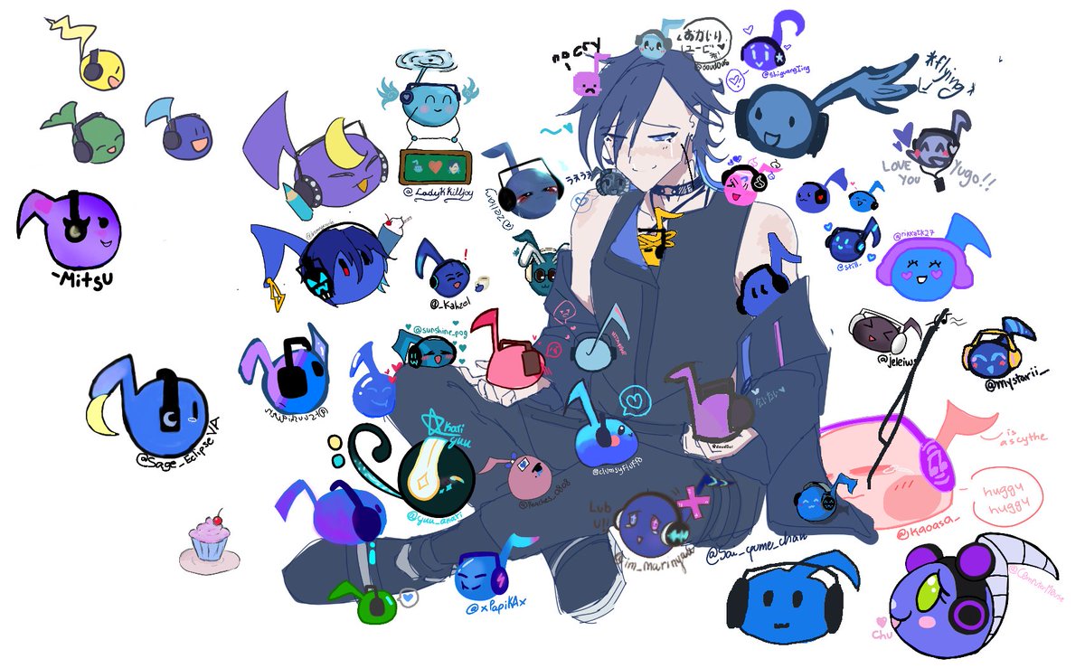 yugocord's tweet photo. We've had this Aggieboard since up early December to celebrate your return - we aren't able to do so but here are amazing art pieces by #Yuguys for you! 
We'll continue to remember you in our hearts and we wish you nothing but the best for the future💙🎧 
#DJHERE https://t.co/sm87bWpEvw