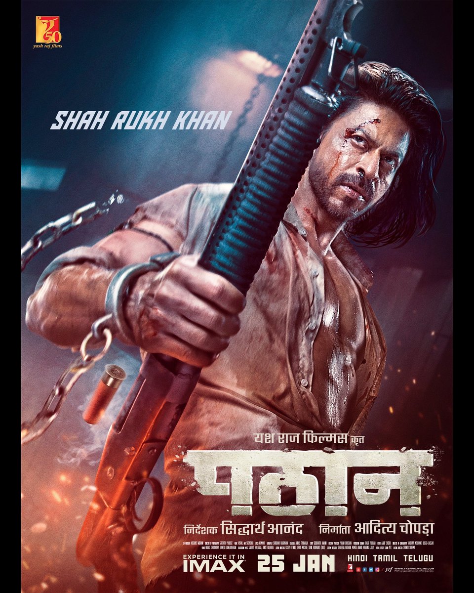 TheJohnAbraham's tweet photo. Good vs Evil - This clash is going to be epic! #PathaanTrailer coming tomorrow at 11 AM! 

Hindi: https://t.co/WwMaC7l0yY

Telugu: https://t.co/ctIax5n2tP

Tamil: https://t.co/YzYLCIRuc2 https://t.co/GBOoh97aW3