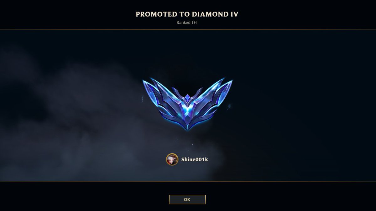Shine001k's tweet photo. A few days before the new season kicks in we managed to get into diamond in tft 
Happy to climb with +33 for 1st place and -70 for 8th
Now it's time to start practising for the actual league https://t.co/yI15tSvB5G