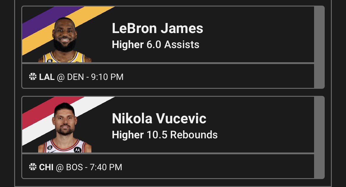 BetsCardi's tweet photo. Great value on these 2 #PrizePicks #UnderdogFantasy #NBA #NFL #GamblingTwitter #fandual https://t.co/mxeRwZUODF