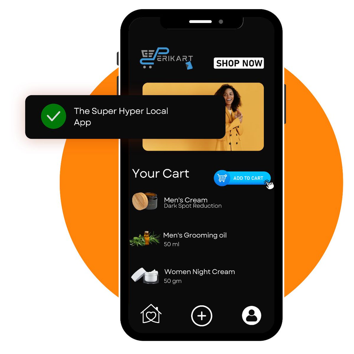 PerikartIndia's tweet image. Order all your daily essentials from Perikart and get delivered in some minutes. #Perikart #ShopOnline #HyperLocalDelivery