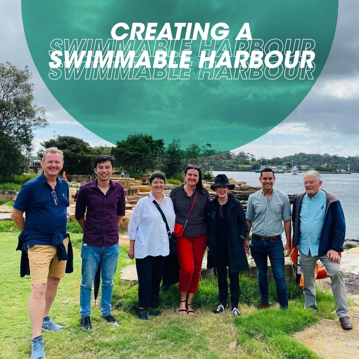 HYWilliamChan's tweet photo. #CommunityWin: Today, #Barangaroo is swimmable!
Last year, @CloverMoore, @AlexGreenwich & I met with the #MillersPoint Community Resident Action Group to advocate for harbour swimming at #MarrinwariCove. It now has safety nets, signs & a new shower. Community advocacy in action! https://t.co/QcPui1qwcc