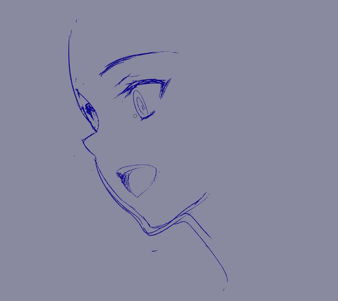 こ↑の↓角度の、え～かんじのバランスに悩んでしまってさっきから延々弄っているんだが、ニッチモサッチモ 