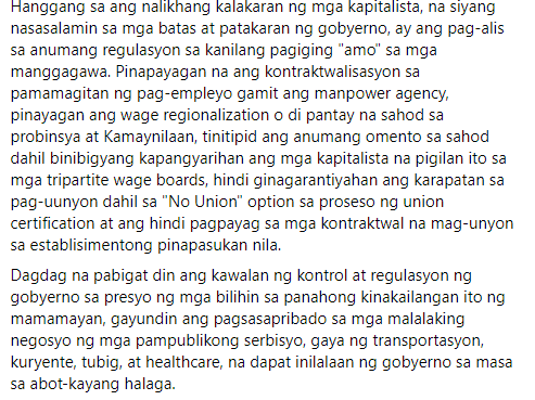 LukeEspirituPH's tweet photo. Binuksan ni Donnalyn ang usapan hinggil sa mga manggagawa, kaya ating himayin ang totoong kalagayan. 

Nasa ating official Facebook page (https://t.co/fWqwS05lCm) ang ating take hinggil dito. https://t.co/EWOQSR7hdW
