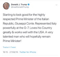 PassarMi's tweet photo. Gli amici di @GiuseppeConteIT https://t.co/gTrX0hisfs