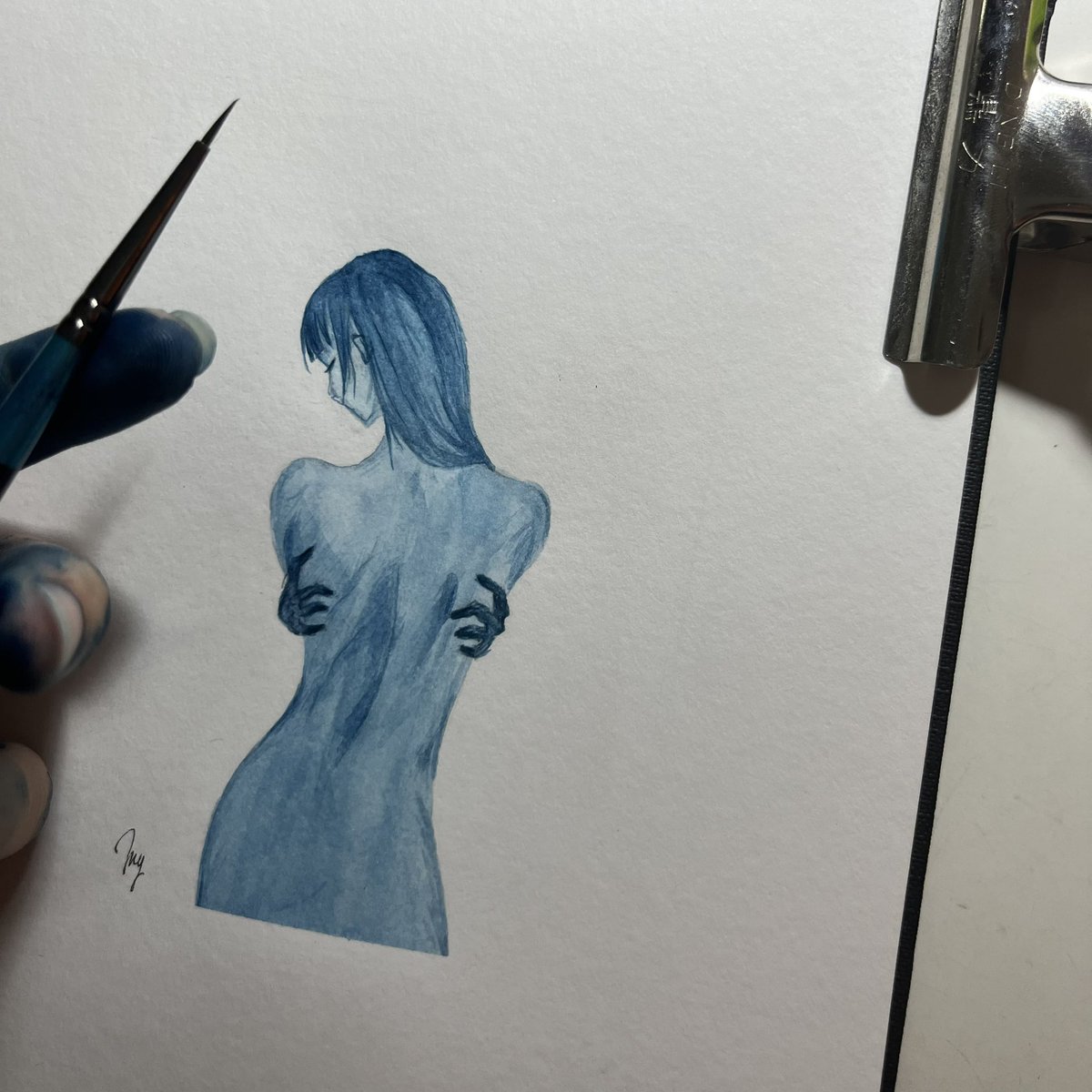 delulupisces's tweet photo. seeking comfort in lies —

been awhile since i painted, been forever since i last tweeted😵‍💫 https://t.co/oKjkvkim0B