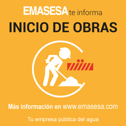 emasesa's tweet photo. EMASESA Informa
🚧RECUERDA #Hoy Inicio de Obras C/s Luis de Góngora y Vicente Blasco Ibáñez #DosHermanas
ℹ️ Sustitución redes de Abastecimiento 
🗓️09/01/2023
⌚7 semanas
Gracias y disculpen las molestias. #TrabajamosParaTi
EMASESA. #TuEmpresaPúblicaDelAgua
#TuAgua @ayto2hermanas https://t.co/07I96vBfLj