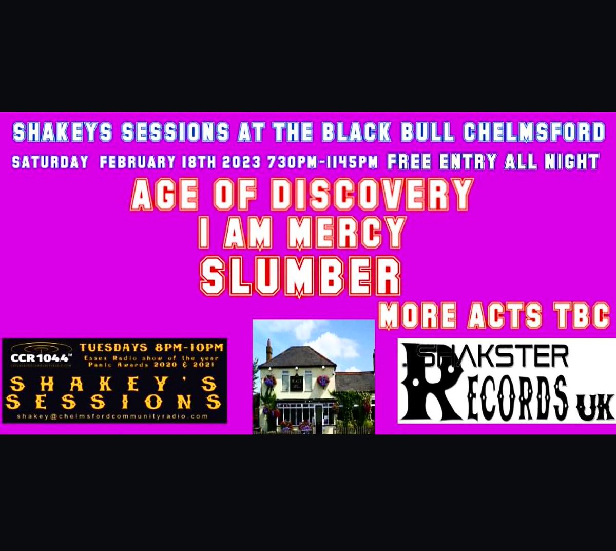 Next gig 18th Feb @ Black Bull Chelmsford, Essex #gig #livemusic