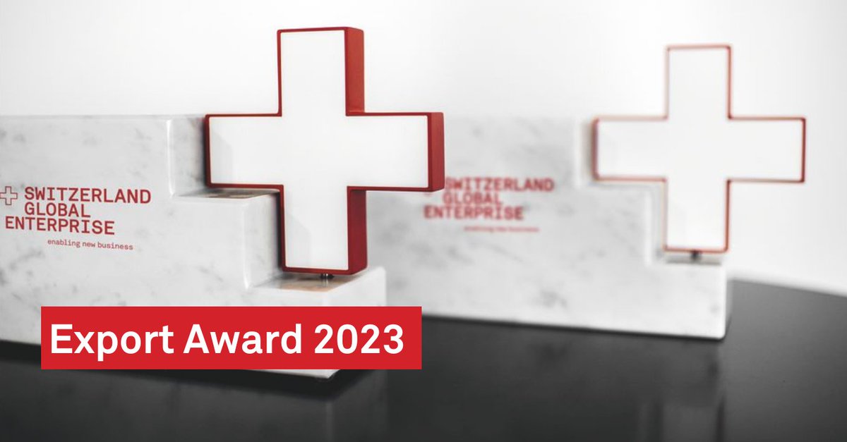 SGE's tweet photo. Attention Swiss SMEs 📣 Here’s your last chance to apply for the #ExportAward 2023.

The Award honors successful companies whose expansion strategy and successful implementation are convincing. 

👉It is free, simple and possible to apply until Jan 15th: https://t.co/oTDUHO23Yd https://t.co/gJ56rbnrnR