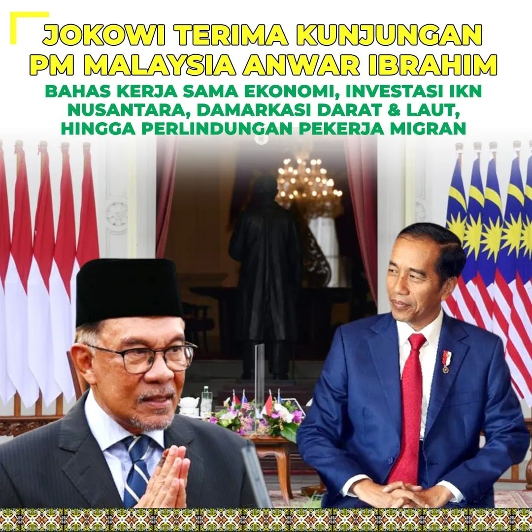 Kimyuko21's tweet photo. Presiden jokowi terima kunjungan PM Malaysia bahas kerja sama
IKN Nusantara Indonesia Maju dan Jaya
 
#IKNSejahterakanIndonesia
#IKNPemerataanEkonomi
#IKNtingkatkanKesejahteraan https://t.co/lfOGnJWEak