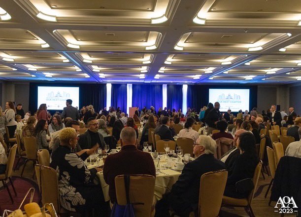csuaoa_'s tweet photo. First day of AOA has come to an end! We hope everyone had a great opportunity and learned more from our breakout sessions and Chancellor Jolene Koester. 

We also would like to recognize and thank our Premier sponsors @alliantinsurance &amp; Csurma for sponsoring tonight Banquet. https://t.co/W0h9QxtXj6