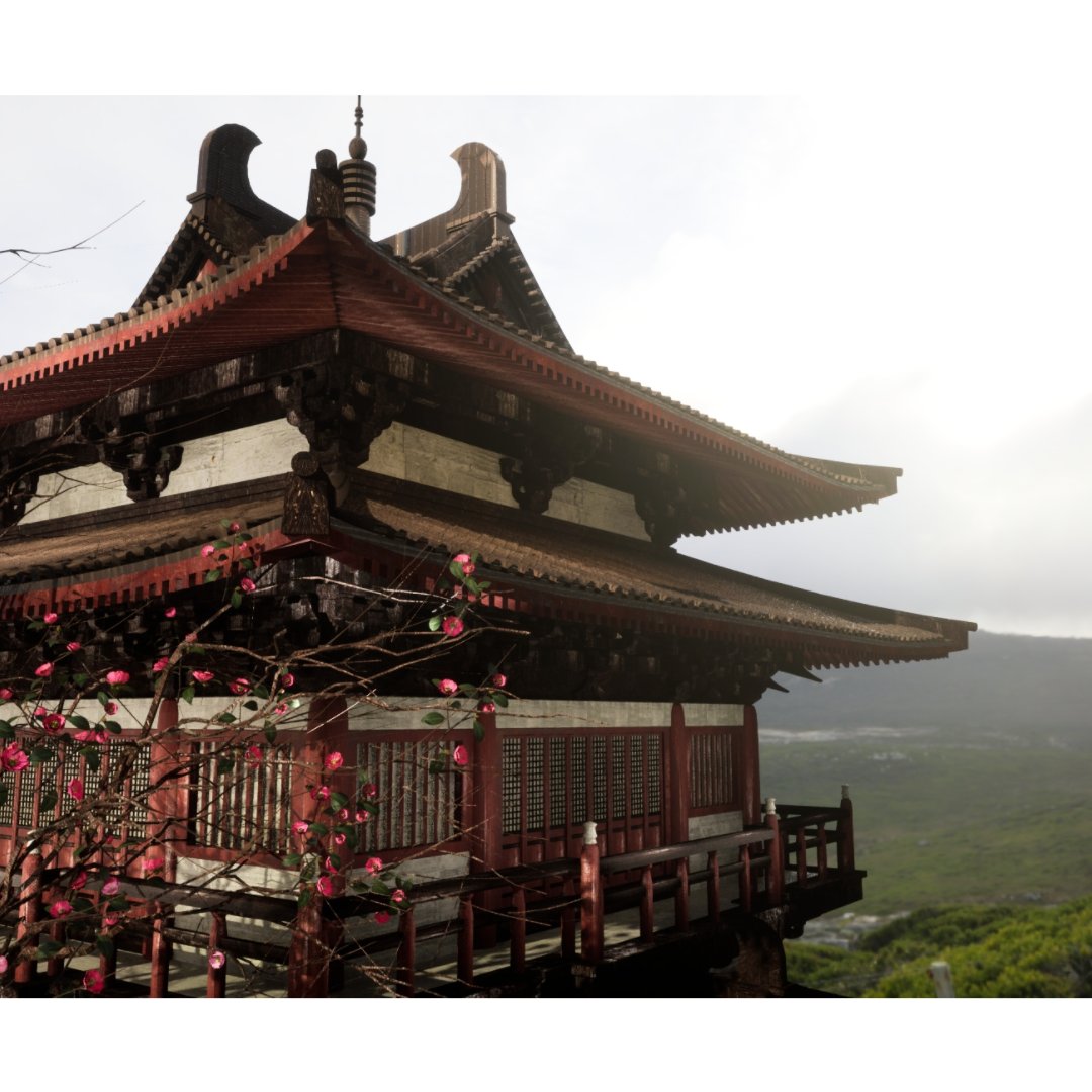 renderpub's tweet image. &quot;A peaceful retreat to pay respects and find solace at the shrine.&quot;
.
A small, ornately decorated building nestled in a peaceful setting. Rendered using #renderpub
.
.
#renderpub #rpstudio #3drendering #exterior #peace #architecture