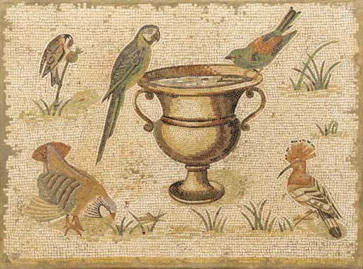 ArtHistAnimalia's tweet photo. For #MosaicMonday: this piece was sold at auction in 2003 for a lot of $$$ as “a Roman marble mosaic panel circa 2nd century AD”…notice anything odd about it? 🤔 Watch for follow-up “tweets”…
https://t.co/mxdRY3cMeZ https://t.co/2wwmKA5WaC