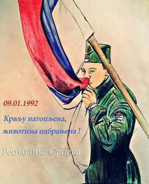 MisoDjukic's tweet photo. Svim borcima VRS , porodicama poginulih i gradjanima #Srpske srecan rodjendan Republike #9januar https://t.co/fOIy5sW9LR