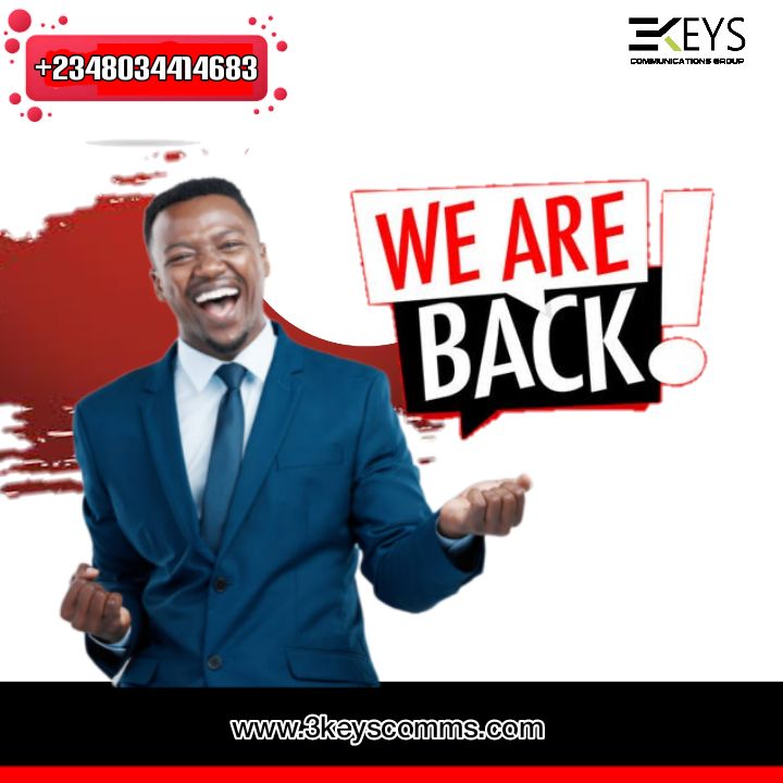 3keyscomms2's tweet photo. It's another run.

We are back again at what we know how to do best.

We are now open!

#3keyscomms
#3keysgeng
#2023
#newyear https://t.co/AYxwKsxBFv