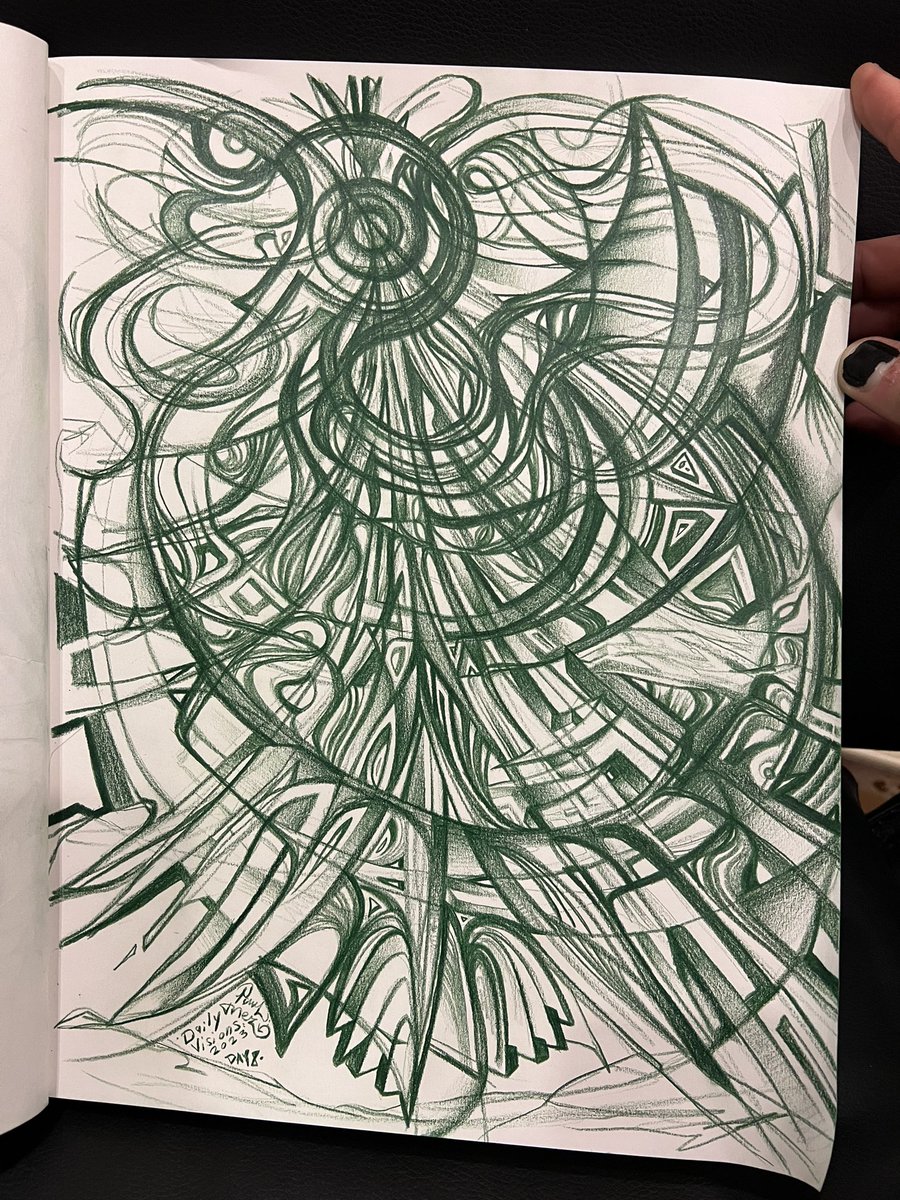 mez_paul's tweet photo. Todays #DailyVisions2023 #VisionTrain #ColorPencil #Sketchbook https://t.co/QlOs8PztOL