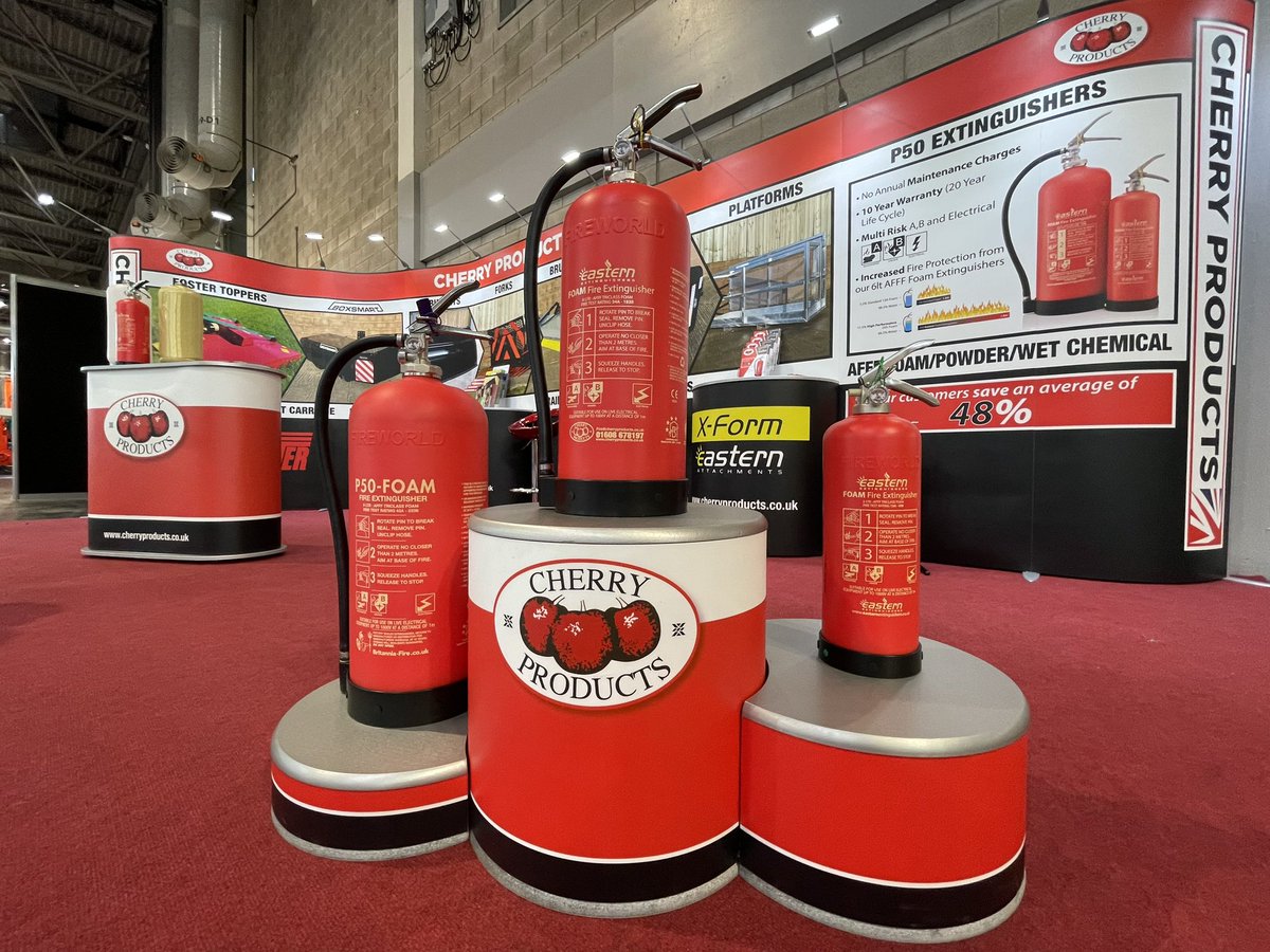 CherryProducts's tweet photo. All set for the next two day! LAMMA 2023. Come along and see Graham, Fent and Adam in hall 20, to discuss your #telehandler attachments, #grasstoppers and #P50 Extinguishers. Cherry Products Ltd #X-Form, Foster Sales Company Ltd  

https://t.co/zGBMy4tLnh https://t.co/v75Zh7ef5n