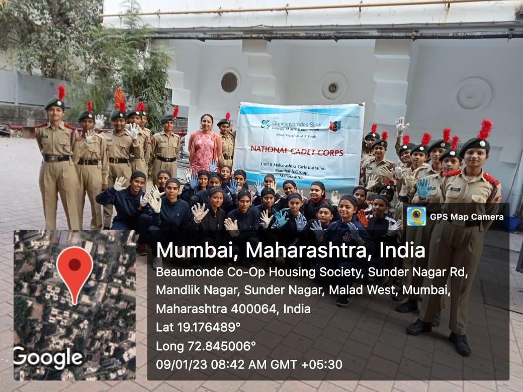 gs_ncc's tweet photo. 35 cadets of GS College, 8 MAH GIRLS BN, Mumbai 'A' Group, conducted a Cleanliness Drive at Sunder Nagar, Malad West.

#SwachhtaCompaign 

@HQ_DG_NCC 
@ncc_dte 
@mumbai_group 
@DefPROMumbai https://t.co/Rct3IdknjA