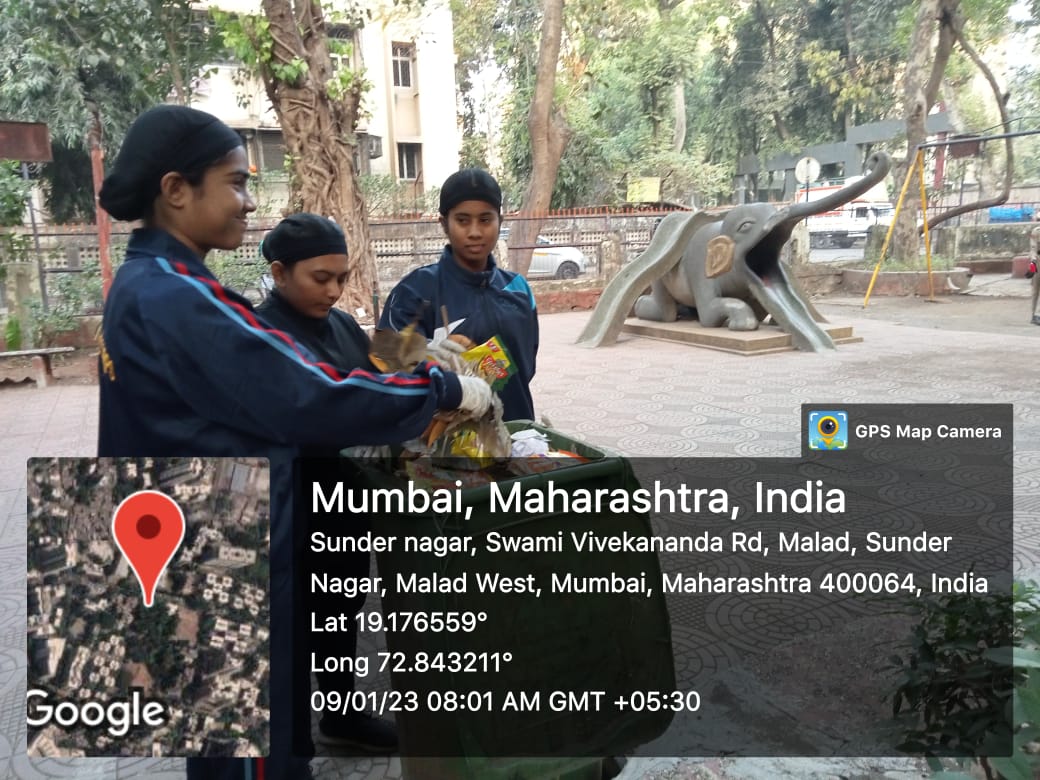 gs_ncc's tweet photo. 35 cadets of GS College, 8 MAH GIRLS BN, Mumbai 'A' Group, conducted a Cleanliness Drive at Sunder Nagar, Malad West.

#SwachhtaCompaign 

@HQ_DG_NCC 
@ncc_dte 
@mumbai_group 
@DefPROMumbai https://t.co/Rct3IdknjA